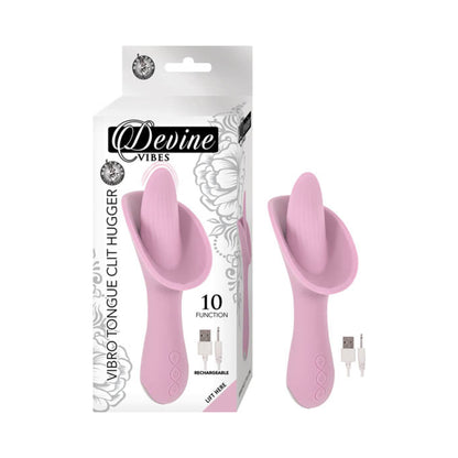Devine Vibes Vibro Tongue Clit Hugger Pu