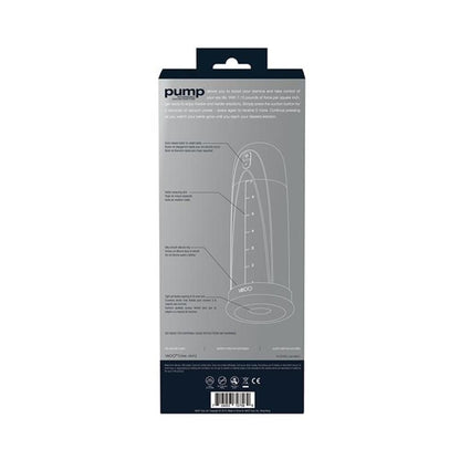 Pump Rechargeable Vacuum Penis Pump Black