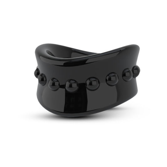 Stay Hard Beef Ball Stretcher  1.5  Black