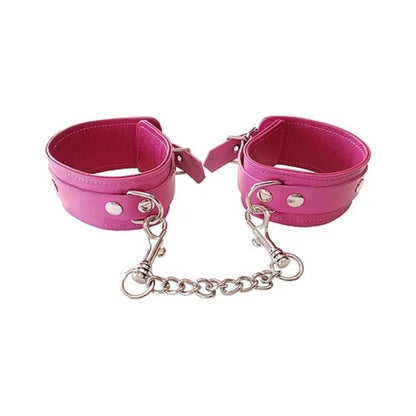 Plain Leather Wrist Cuffs