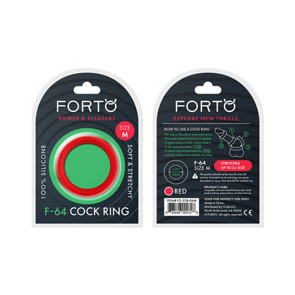 Forto F-64:  45mm 100% Silicone Ring Wide Med