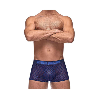 Diamond Mesh Mini Short Blue SM