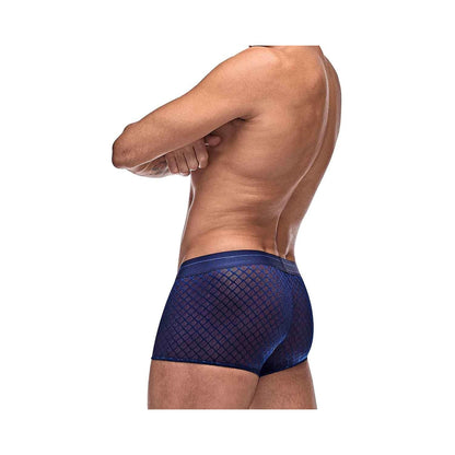 Diamond Mesh Mini Short Blue XL