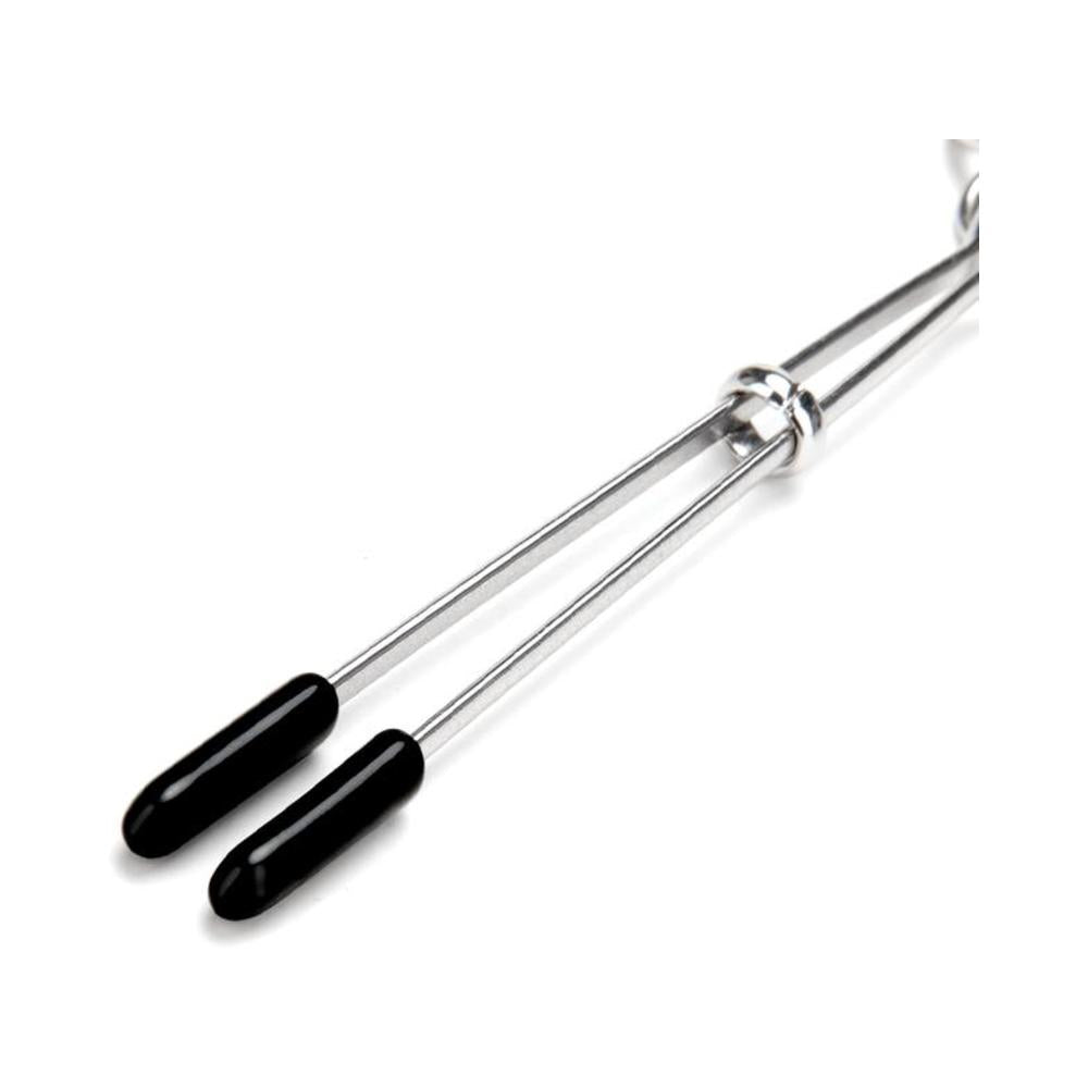 Adjustable Tweezer Nipple Clips With Chain