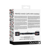 Ouch! Old School Tattoo Printed Cuffs W/ Strap Handle