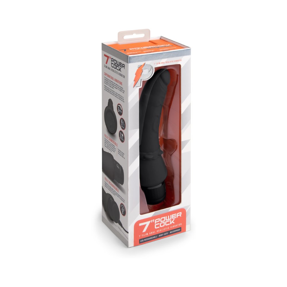 Powercock 7 inches Slim Anal Realistic Vibe