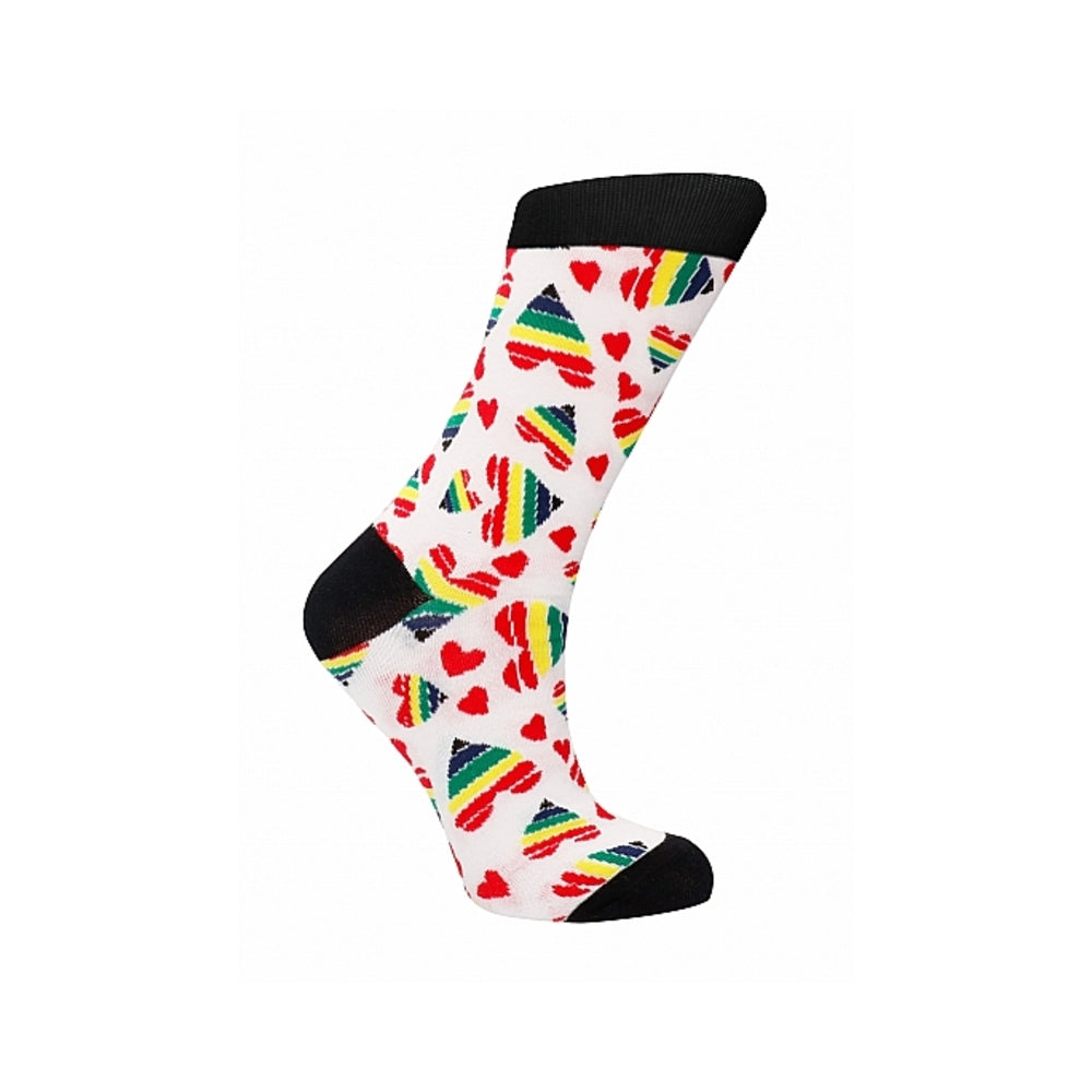 Shots Socks Happy Hearts S/m