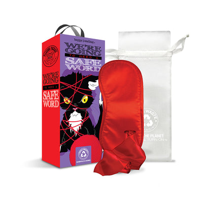 Pleasure Package We're Going To Need A Safe Word - Blindfold, Wrist, And Ankle Sashes