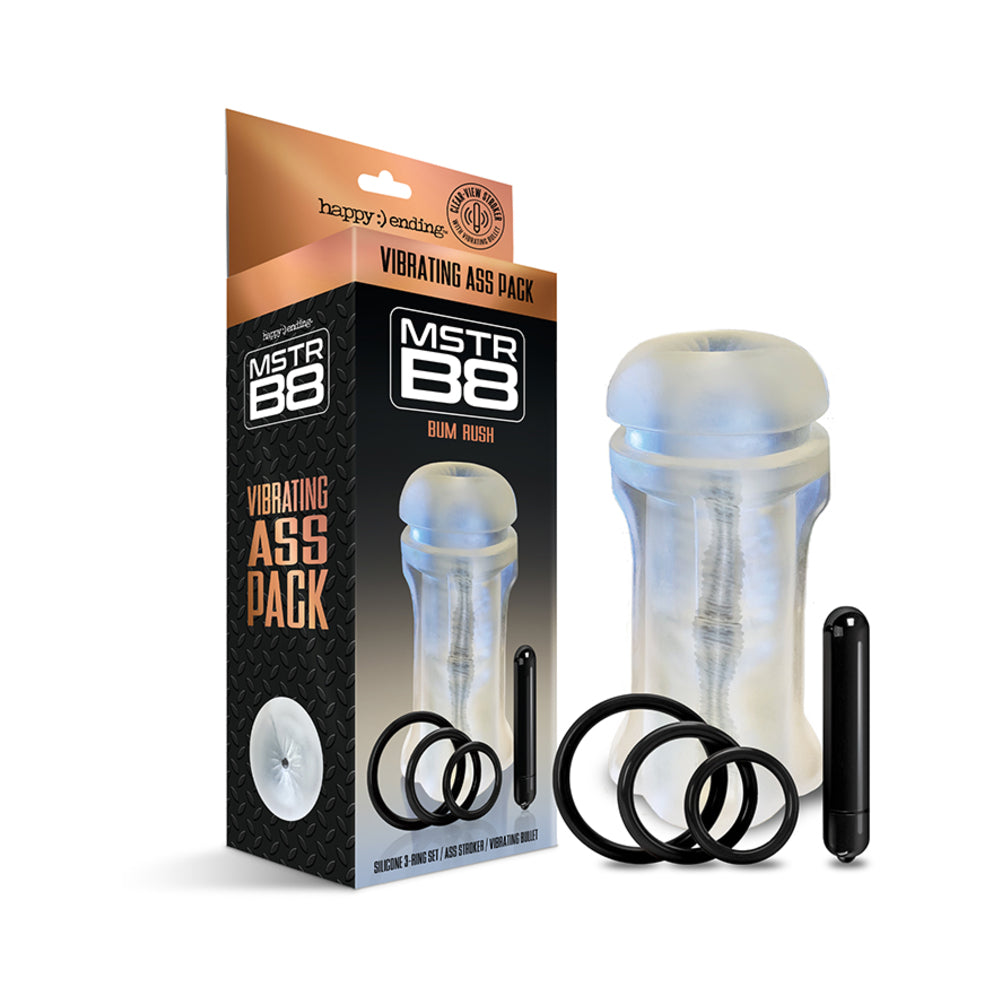 Happy Ending Mstr B8 Vibrating Ass Pack - Bum Rush