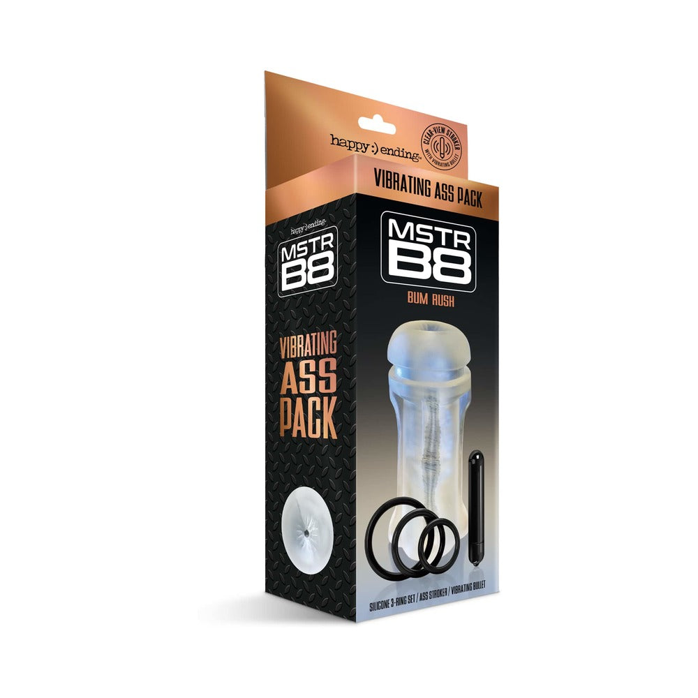 Happy Ending Mstr B8 Vibrating Ass Pack - Bum Rush