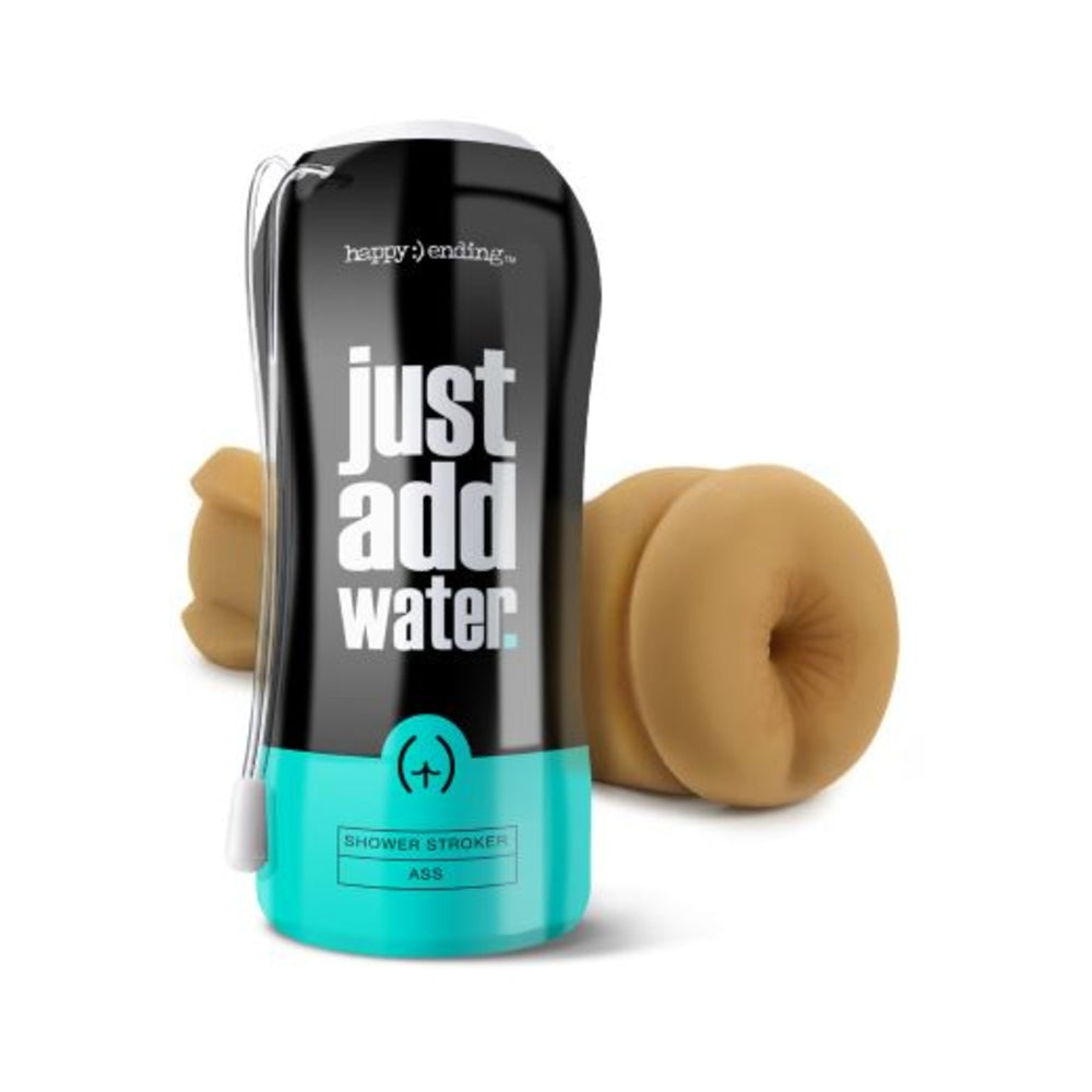 Happy Ending Just Add Water Self Lubricating Shower Stroker - Ass