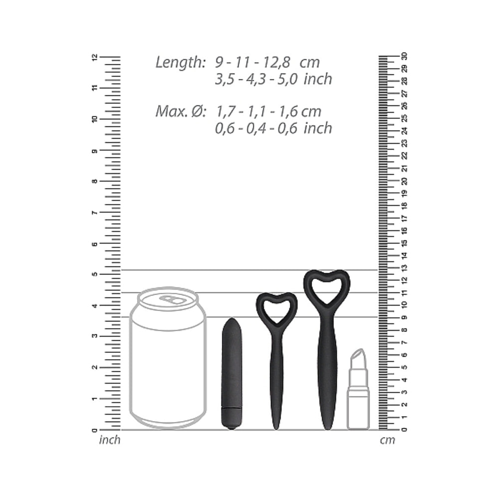 Ouch Silicone Vaginal Dilator Set