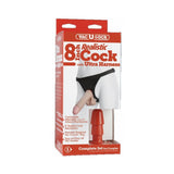 Vac-U-Lock Set 8" Realistic Cock with Ultra Harness