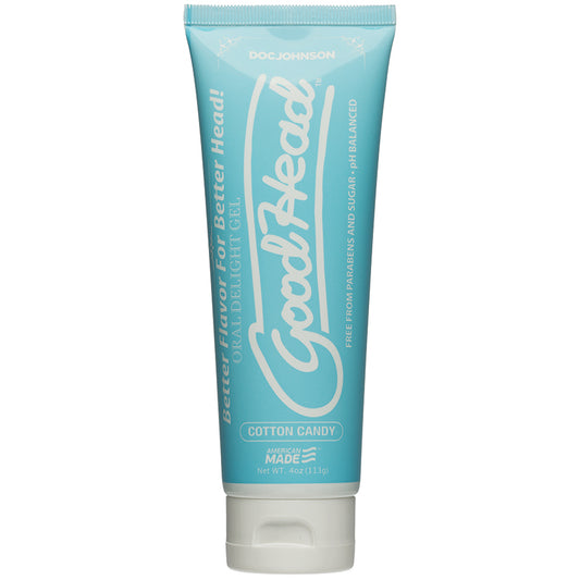 Goodhead - Oral Delight Gel - 4 Oz Tube - Cotton  Candy