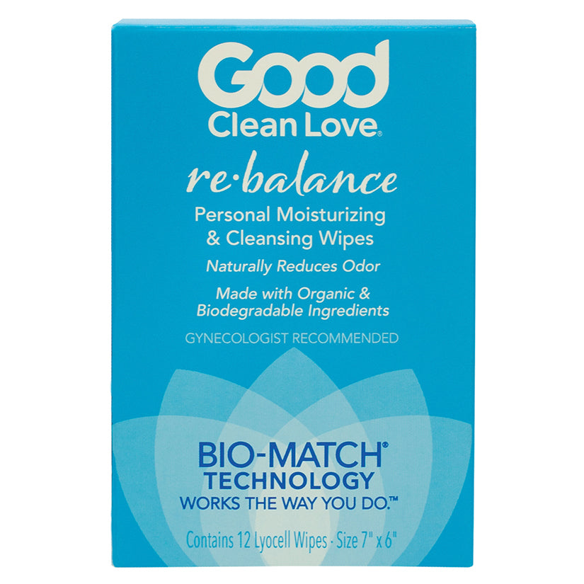 Good Clean Love Rebalance Wipes - Box of 12