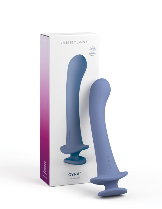 Jimmyjane Cyra Silicone Dildo Blue
