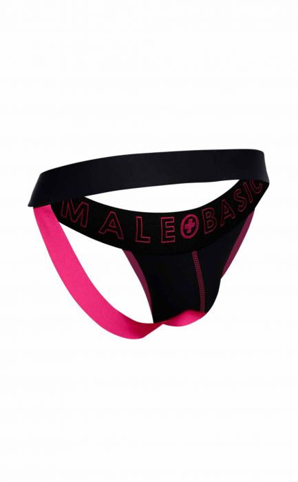 Male Basics Neon Jockstrap Coral SM