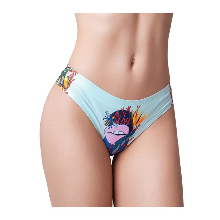 Botanic Panic Lips Printed Thong MD