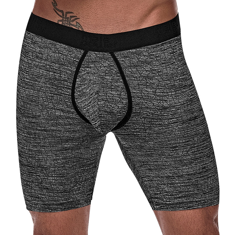 Male Power Peak Performance Long Short-Grey Large