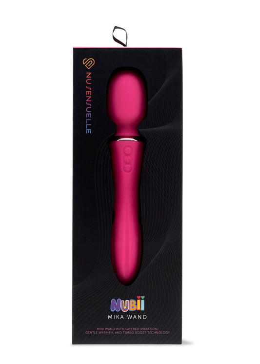 Nu Sensuelle Mika Heating Nubii Mini Wand - Pink