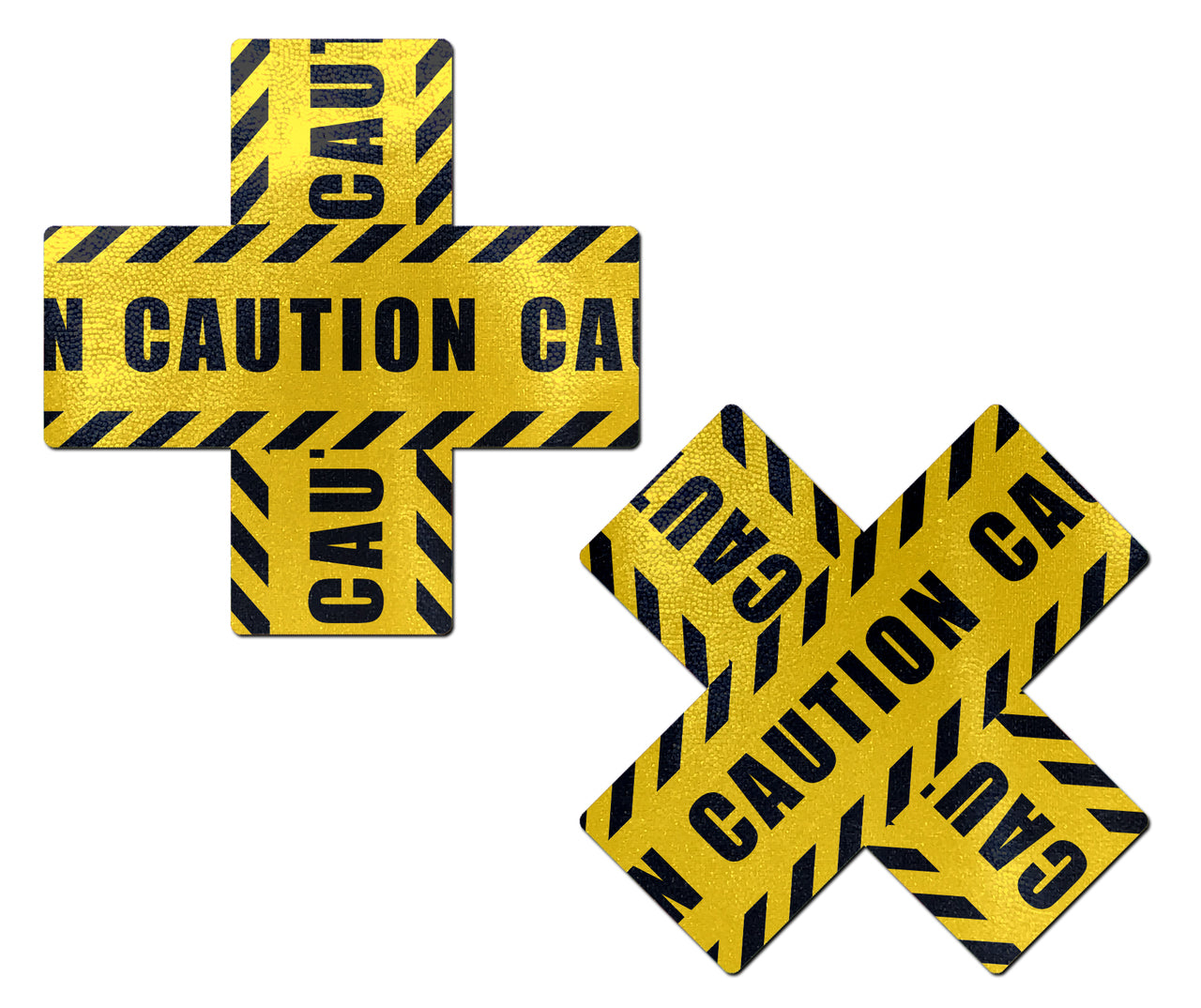 Pastease Premium Caution Cross - Black/Yellow O/S