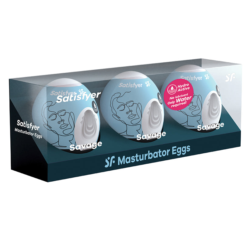 Satisfyer Masturbator Egg 3er Set-Savage