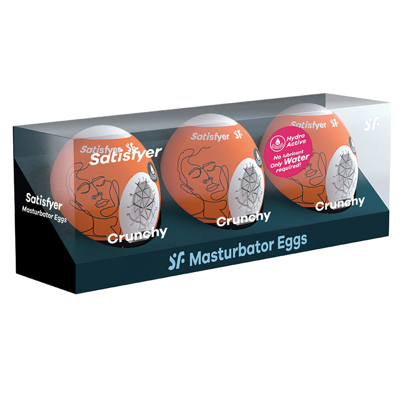 Satisfyer Masturbator Egg 3er Set-Crunchy