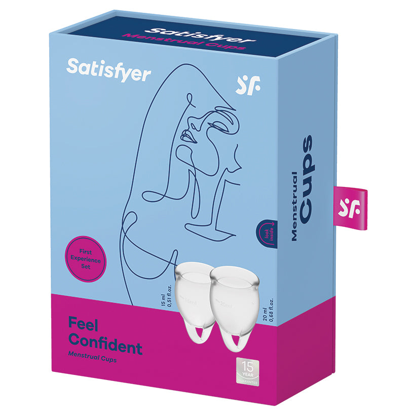 Satisfyer Feel Confident Menstrual Cup - Transparent