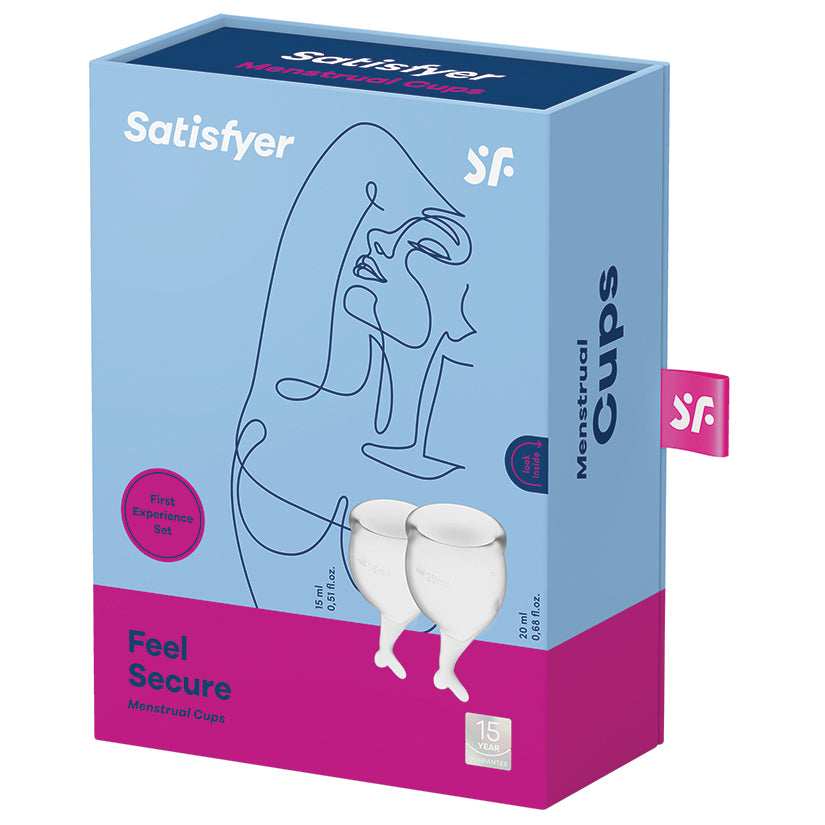 Satisfyer Feel Secure Menstrual Cup - Transparent