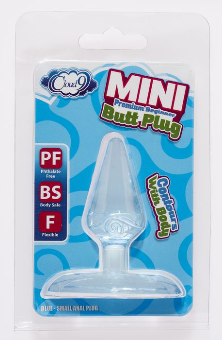 Mini Premium Beginner Butt Plug - Blue