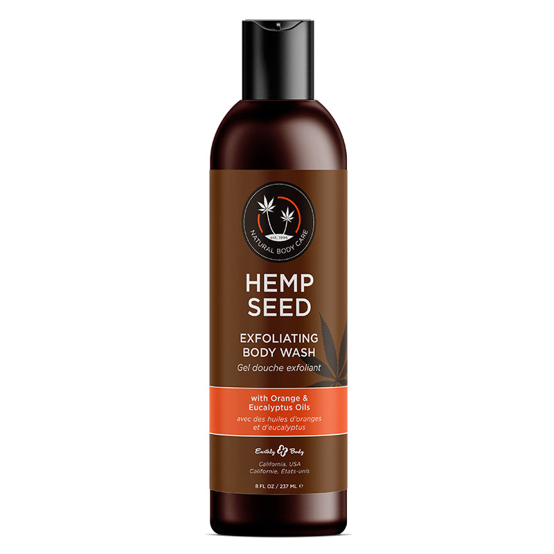 EB Hemp Seed Exfoliating  Body Wash 8oz