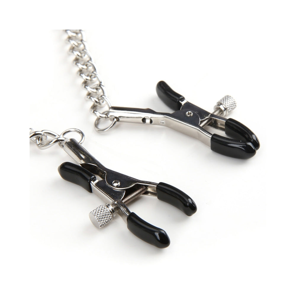 Lux Fetish Collar And Nipple Clips