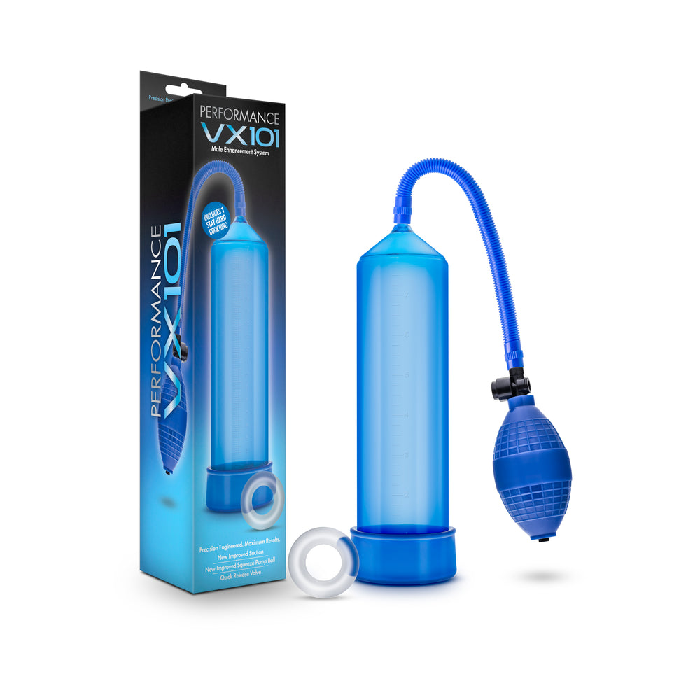 Blush Performance VX101 Male Enhancement Pump - Red