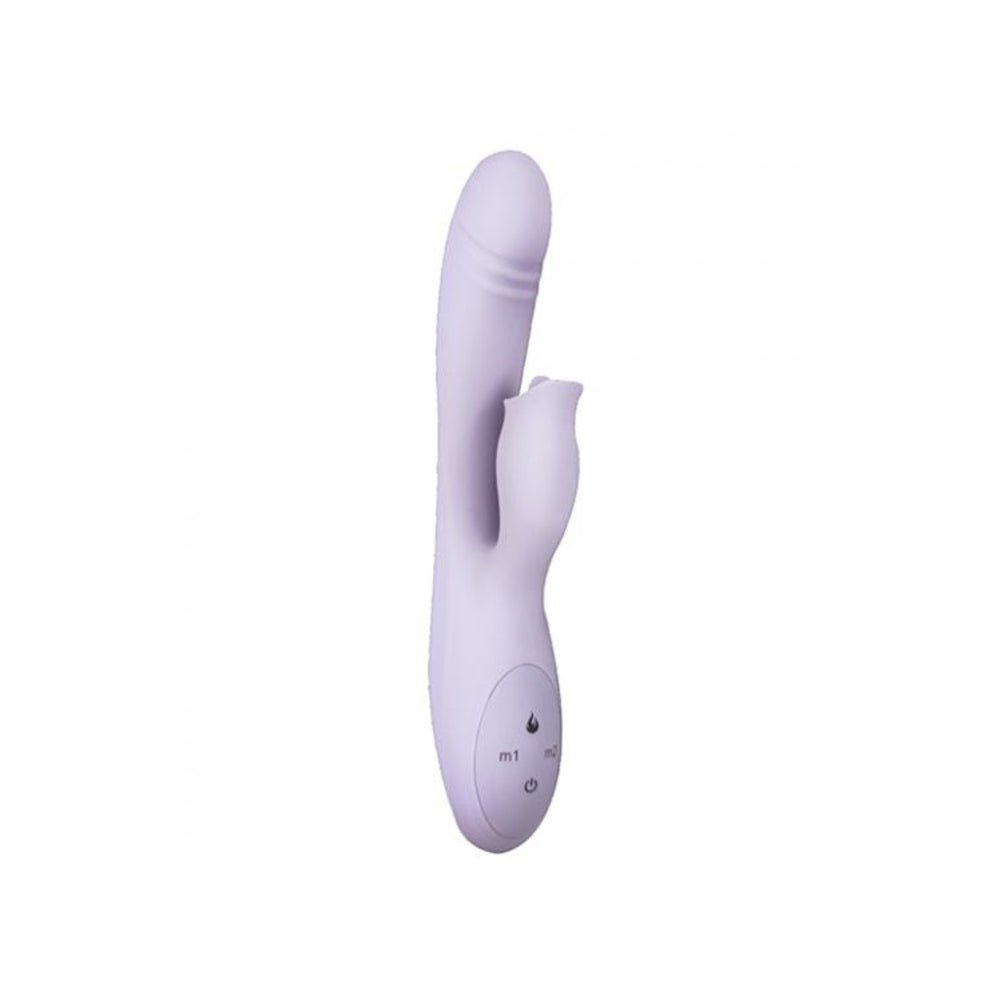 Devine Vibes Heat Up Clit Licker-Black