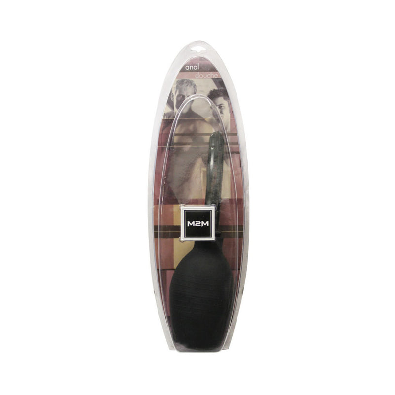 M2m Flexi Tip Anal Silicone Douche (black)