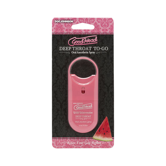 Goodhead Deep Throat Spray To-go Wild Watermelon .33 Oz.