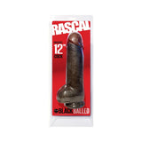 Black Balled 12 Inch Dildo