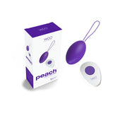 VeDO Peach Rechargeable Egg Vibe - Into You Indigo
